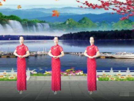 星月夜色廣場舞 站著等你三千年 背面演示及分解教學 編舞星月夜色